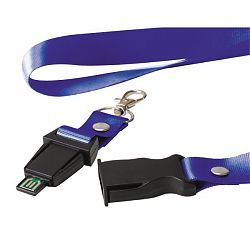 Lanyard with USB Flash Drive UB-1625BL