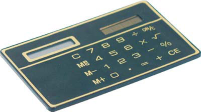 Card Solar Calculator
