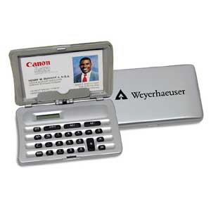 Business Card Holder/Calculator
