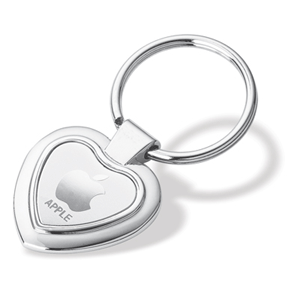 Heart Chrome Keychain