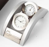 Double Display Desk Clock