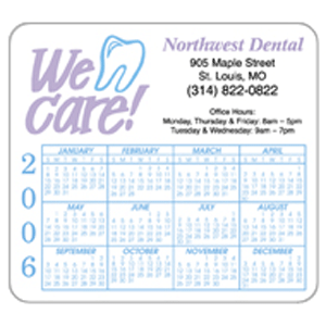 Round Corner Calendar - Four Color Process