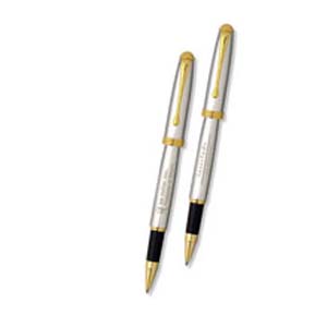 BIC 44576Worthington Metallic (WCCR - Two-Piece Roller Ball)