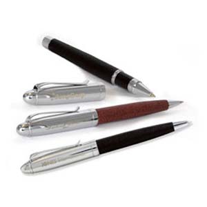 BIC 44576Leather (Twist Style Ballpoint)