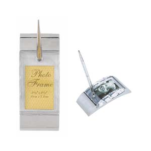 Crystal Photo/Pen Holder