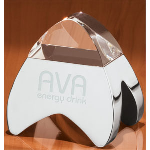 Pedre I Small Footed Tear Drop - Crystal