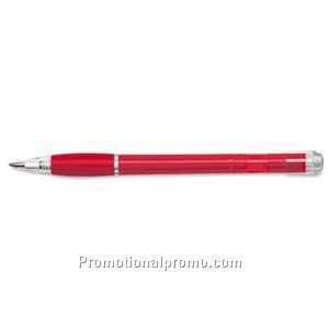 Paper Mate Visibility Translucent Red Barrel Ball Pen