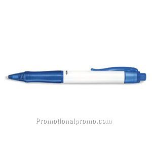 Paper Mate Image White Barrel/Blue Trim Blue Ink Ball Pen