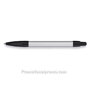 Paper Mate Tempo Silver Barrel/Black Trim Ball Pen