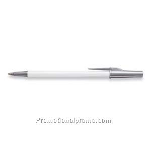 Paper Mate Write Bros White Barrel/Silver Trim, Black Ink
