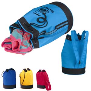 Dynamic Duo-Tone Drawstring Tote