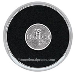 Round Zinc Coaster Weight(TM) Coaster