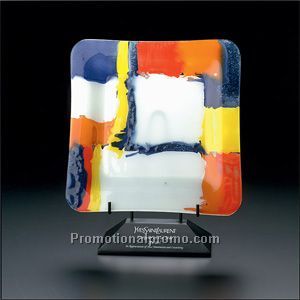 Kaleidoscopic Plate with Base