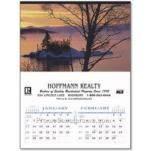 Custom 6-Sheet Executive, 4-Color Calendar