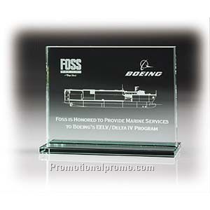 Jade Award with Jade Base - Horizontal