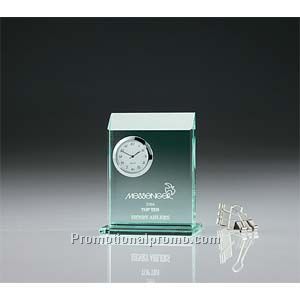 Jade Angled Desk Clock