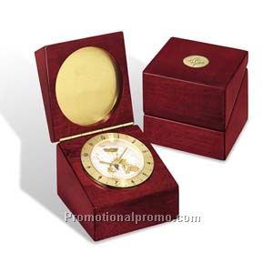 Rosewood Captain's Clock