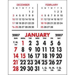 PRESS-N-STICK - THREE MONTH VERTICAL