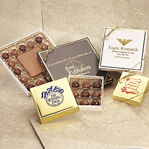 16pc truffles and custom choc bar in gift box