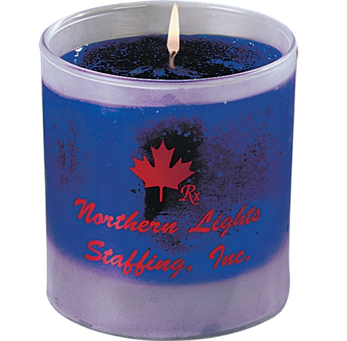 Aromatherapy candles in frosted glass