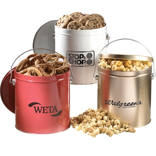 1 Gallon Tin with Chocolate Chip Cookies