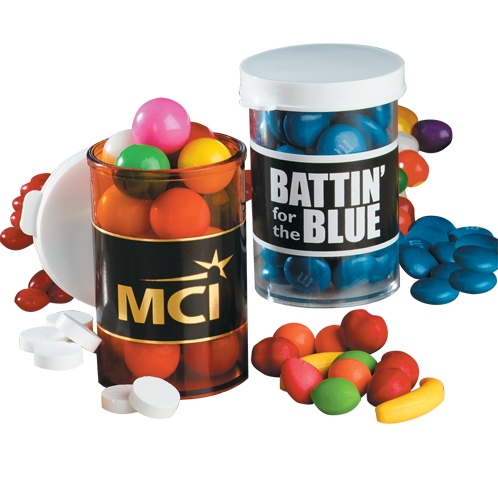 Pill containers with fills