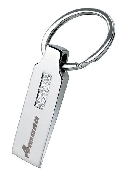 Keytag With Round Gems