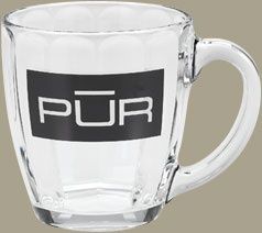 16 oz Tapered Glass Mug