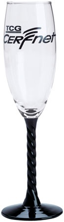6 oz Twisted Stem Flute