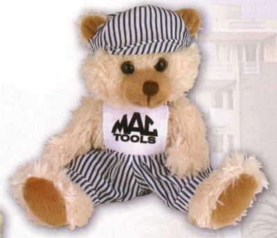 Beige Bear in Engineer Outfit