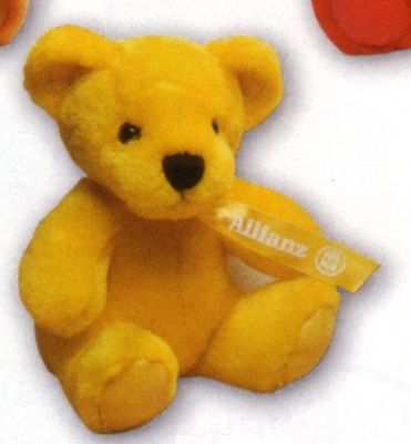 Yellow Bear with Ribbon