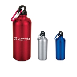 Aluminum Sports Bottle with carabiner
