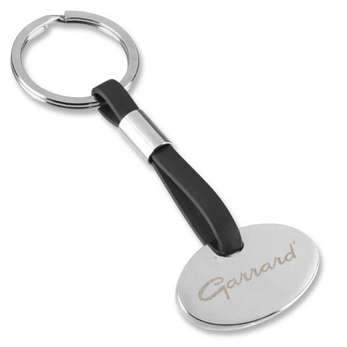 OVAL STERLING SILVER KEY RING