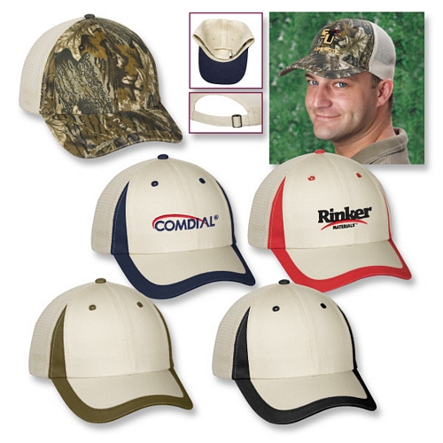 COTTON TWILL TRUCKER CAP