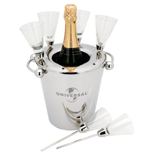 Champagne Ice Bucket Set