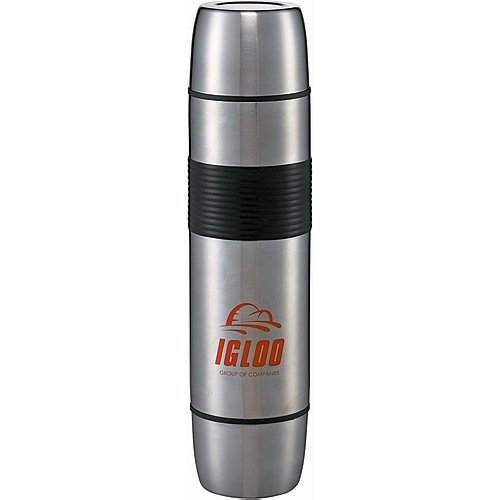 Stainless St Dble Compartment Insulated Bottle