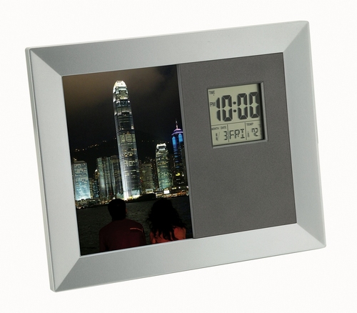3 1/2"x5" FRAME, THERMO & CLOCK