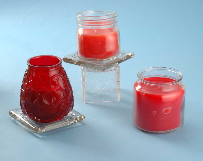candle in glass jars 
  
   
     
    