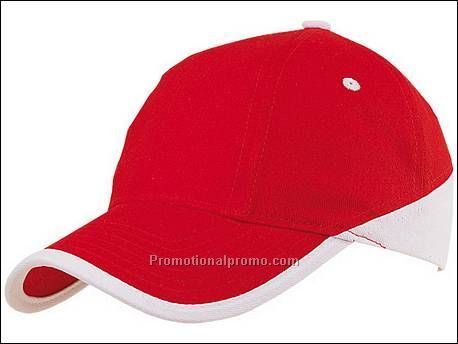 6 panel geborsteld katoenen...