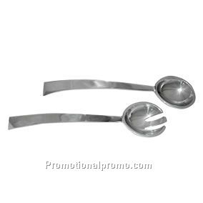 ALUMINIUM SALAD SERVER SET  TRIANGULAR