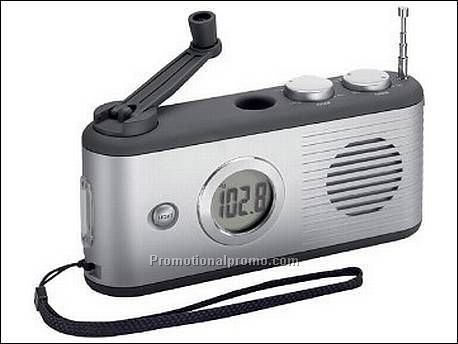 AM/FM dynamoradio met LCD display,...