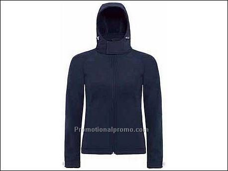 B&C Hooded softshell women Navy