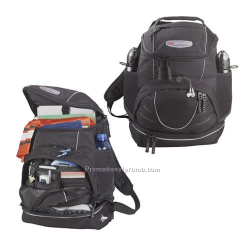 Backpack - High Sierra Compu-Daypack, 1200D Poly, 19.5" x 6.5"
