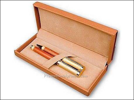 Balpen en rollerbal in Hout-Me