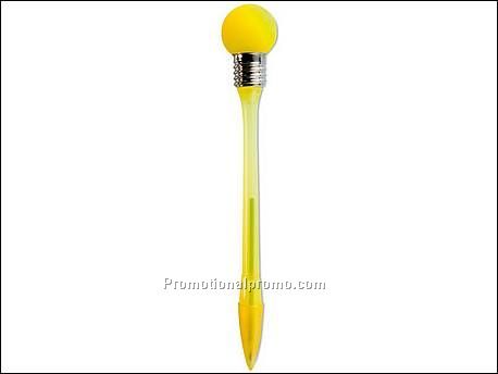 Balpen met gloeilamp