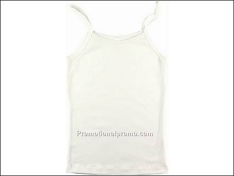 Bella T-shirt Spaghetti Strap, White