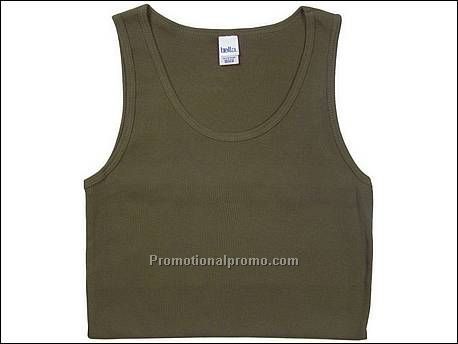 Bella Tank Top 2x1 Rib, Army