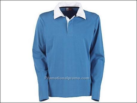 Brisbane rugby shirt. Witte knopenlij...