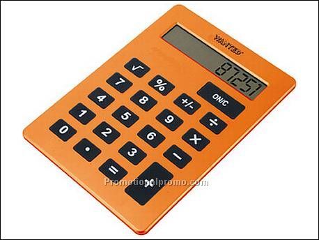 Calculator XXL plastic orange