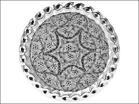 Candle tray Romantic alu sheet...